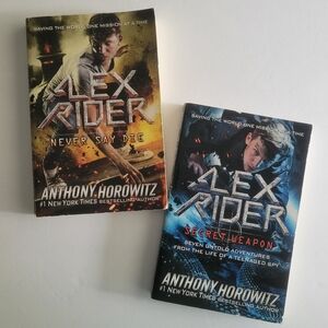 Alex Rider Book Set - Never Say Die & Secret Weapon - Paperback
